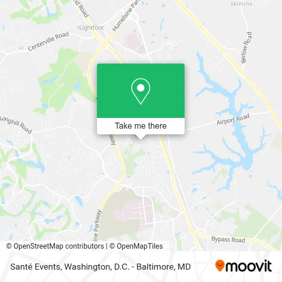 Santé Events map
