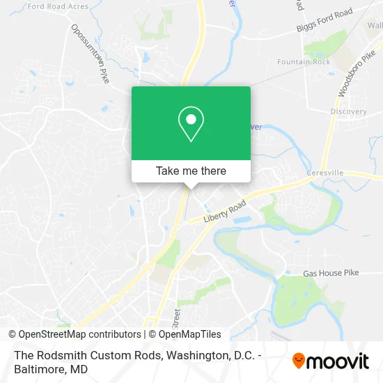 The Rodsmith Custom Rods map