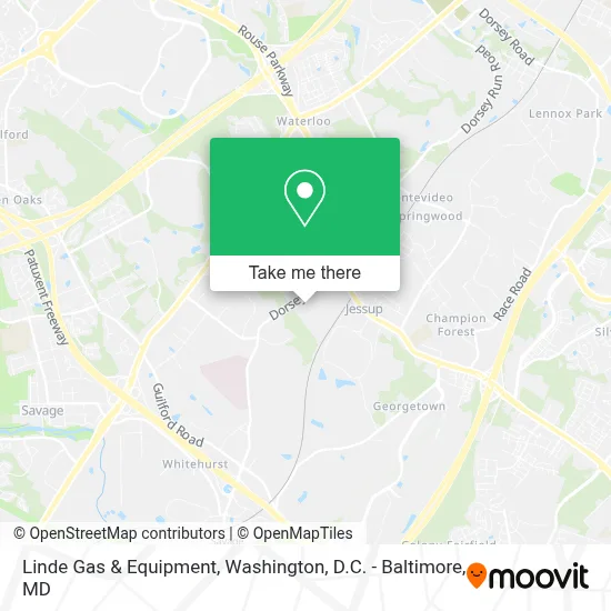 Linde Gas & Equipment map