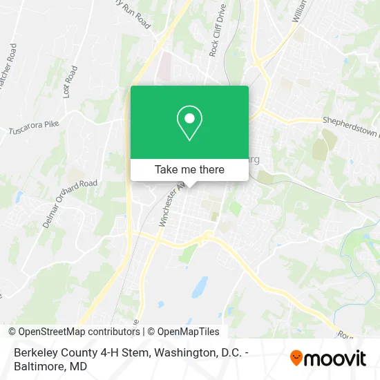 Berkeley County 4-H Stem map