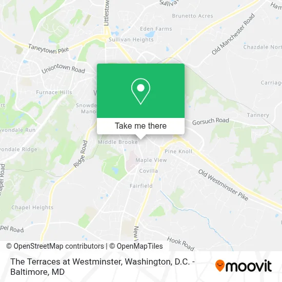 The Terraces at Westminster map