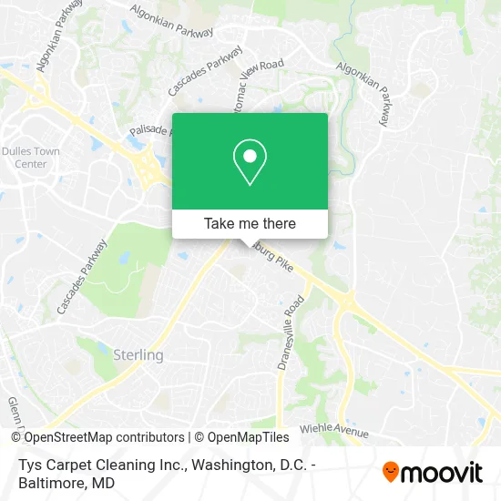 Tys Carpet Cleaning Inc. map