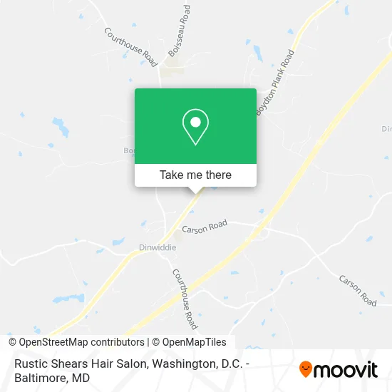 Rustic Shears Hair Salon map