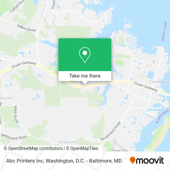 Abc Printers Inc map