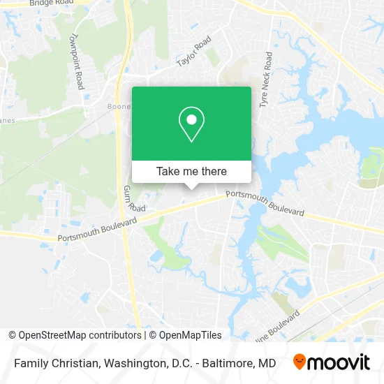 Family Christian map