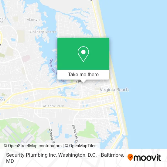 Security Plumbing Inc map