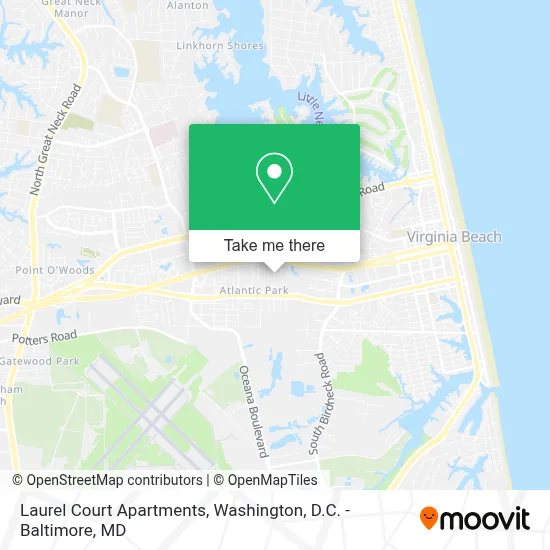 Laurel Court Apartments map