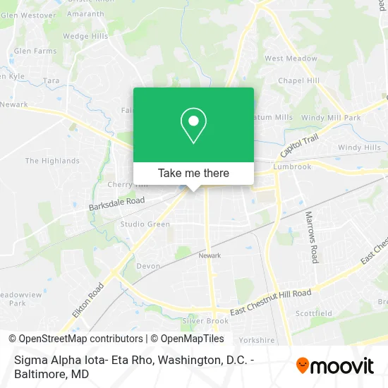 Sigma Alpha Iota- Eta Rho map