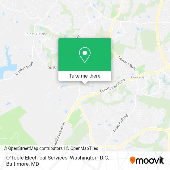 O'Toole Electrical Services map