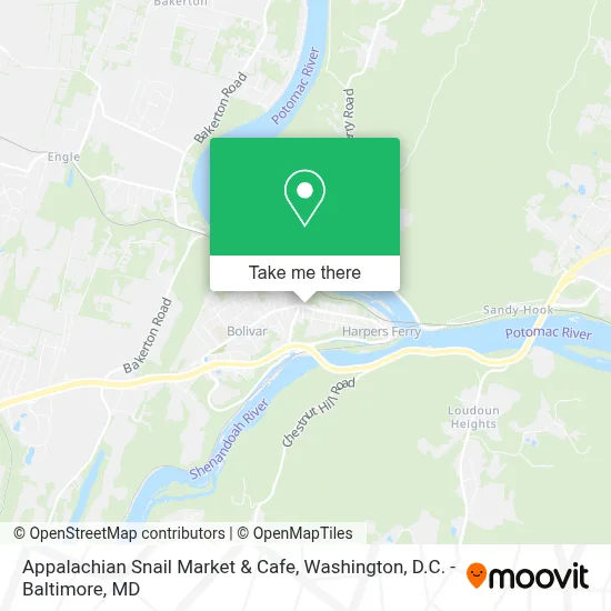 Appalachian Snail Market & Cafe map