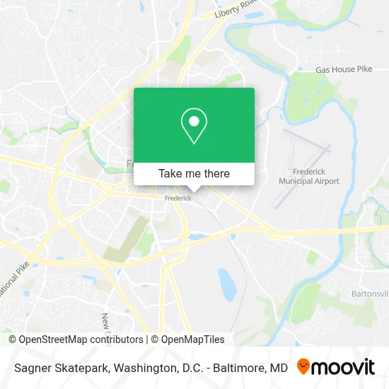 Sagner Skatepark map