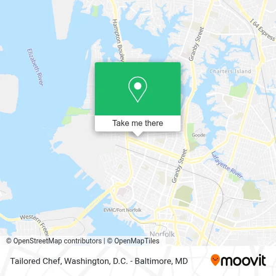 Tailored Chef map