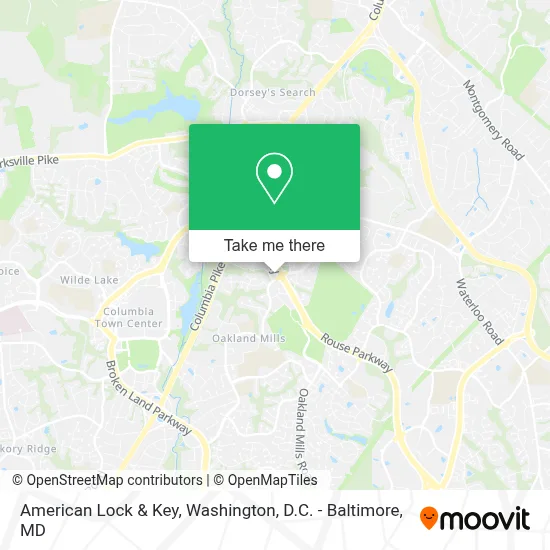 American Lock & Key map