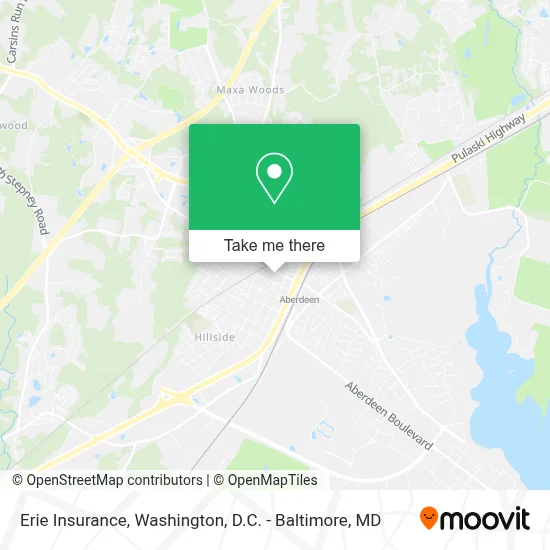Erie Insurance map