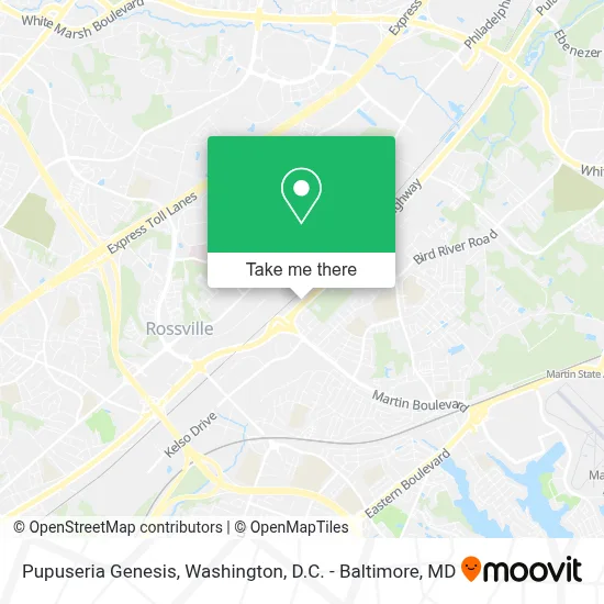 Pupuseria Genesis map