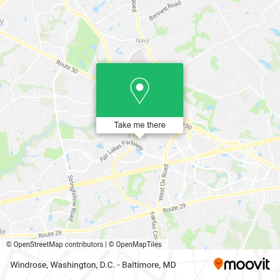 Windrose map