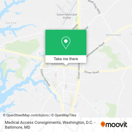 Medical Access Consignments map