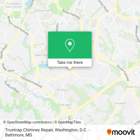 Trustcap Chimney Repair map