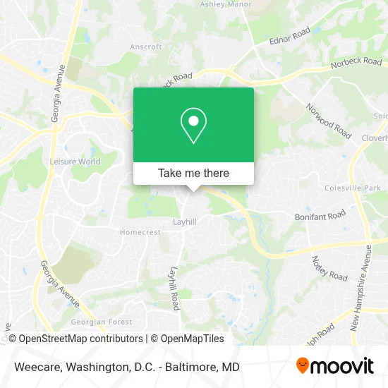 Weecare map
