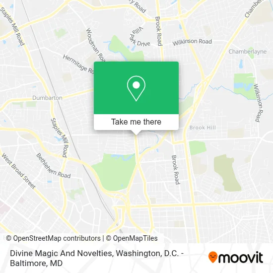 Divine Magic And Novelties map