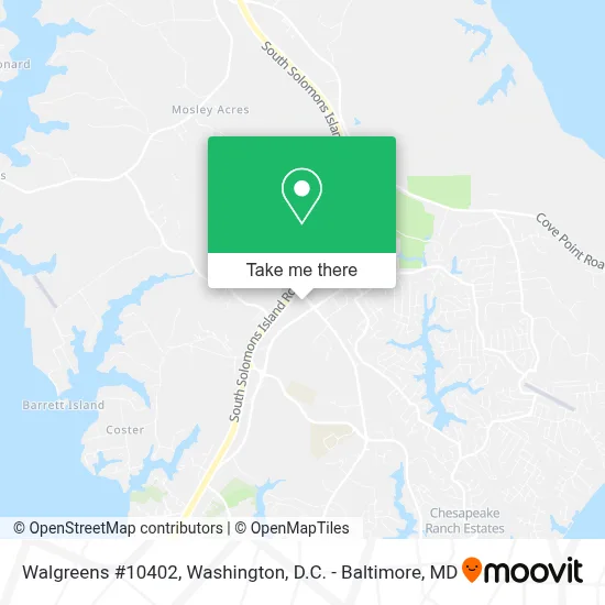 Walgreens #10402 map