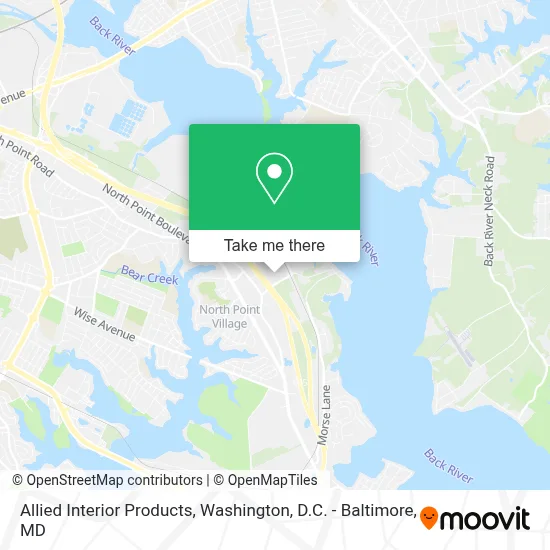 Allied Interior Products map