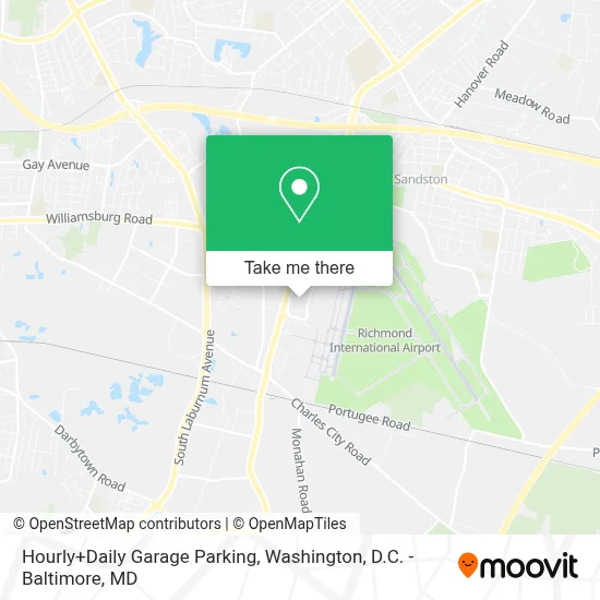 Hourly+Daily Garage Parking map