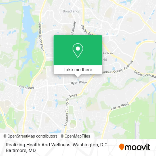 Realizing Health And Wellness map