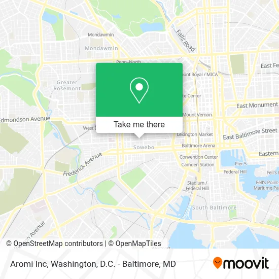 Aromi Inc map