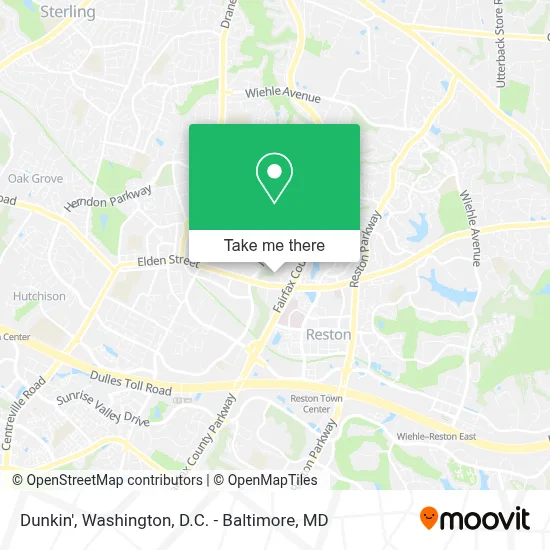 Dunkin' map
