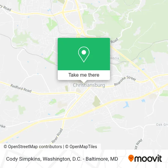 Cody Simpkins map