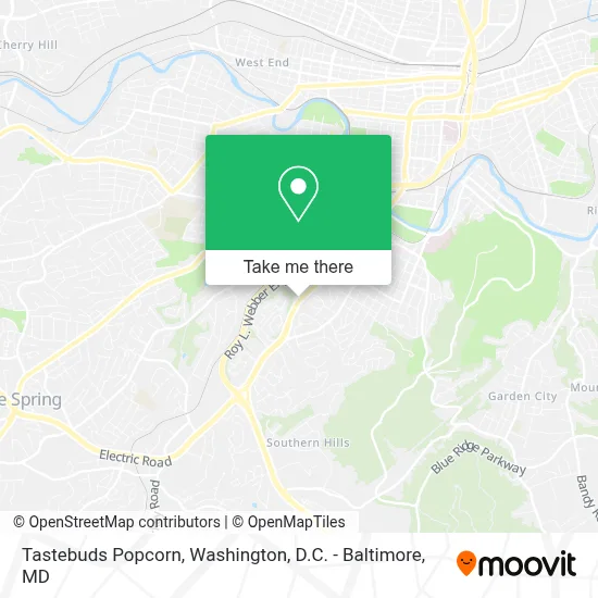 Tastebuds Popcorn map