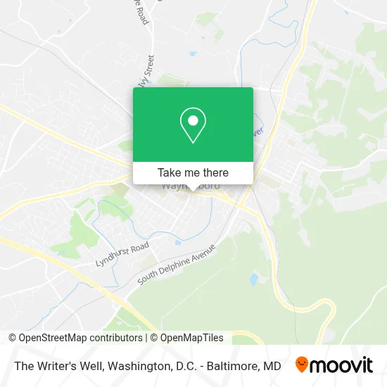The Writer's Well map