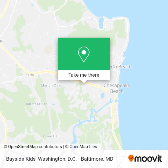 Bayside Kids map