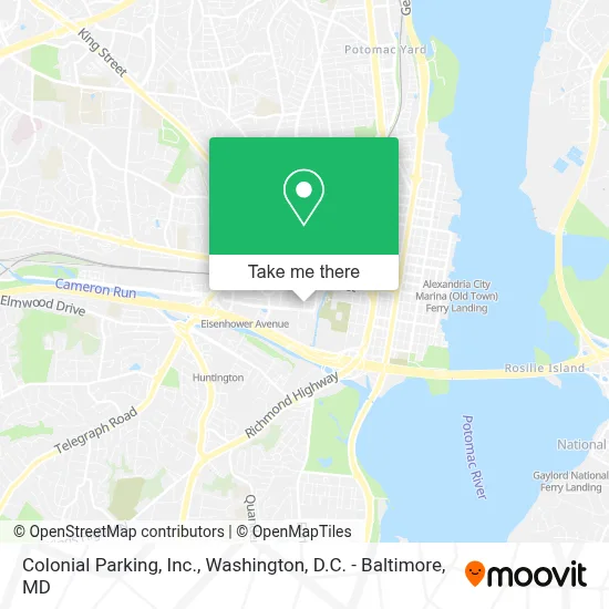Colonial Parking, Inc. map