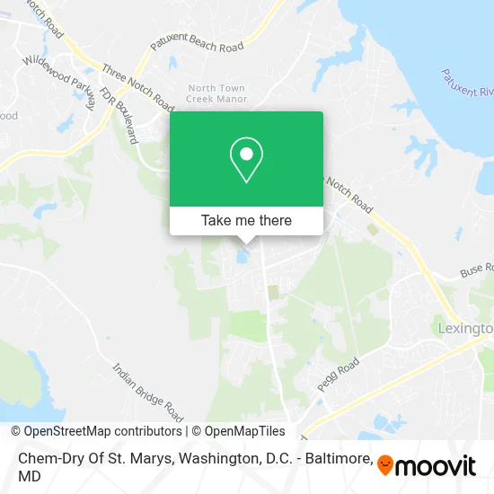 Chem-Dry Of St. Marys map