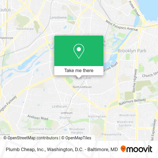 Plumb Cheap, Inc. map