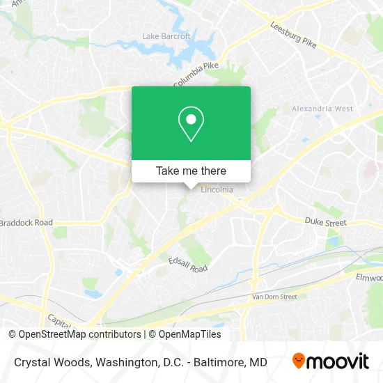 Crystal Woods map
