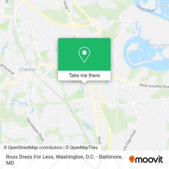 Ross Dress For Less map