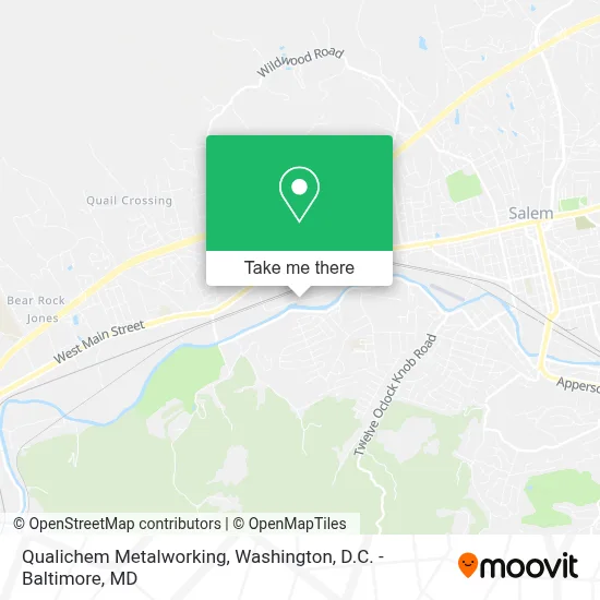 Qualichem Metalworking map