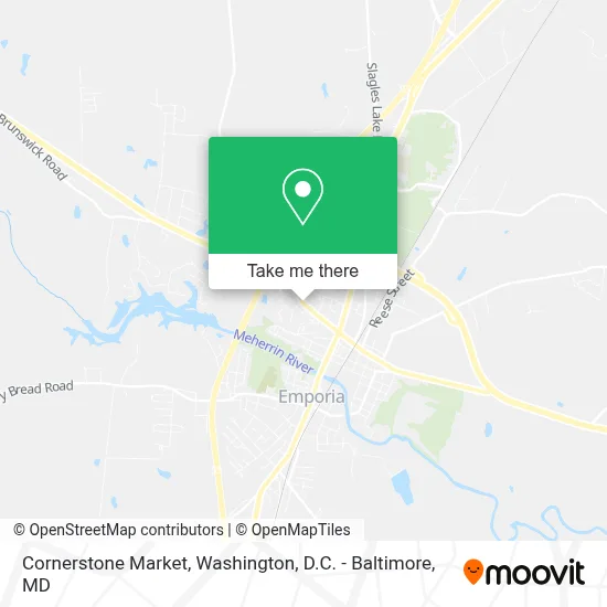 Cornerstone Market map