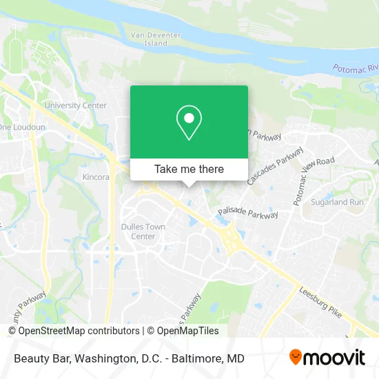 Beauty Bar map