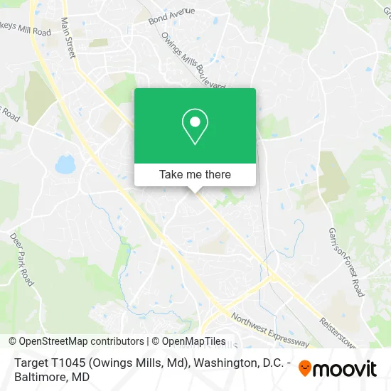 Target T1045 (Owings Mills, Md) map