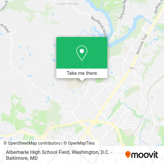 Albemarle High School Field map