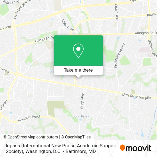 Inpass (International New Praise Academic Support Society) map