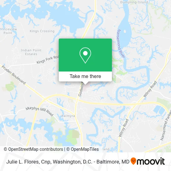 Julie L. Flores, Cnp map