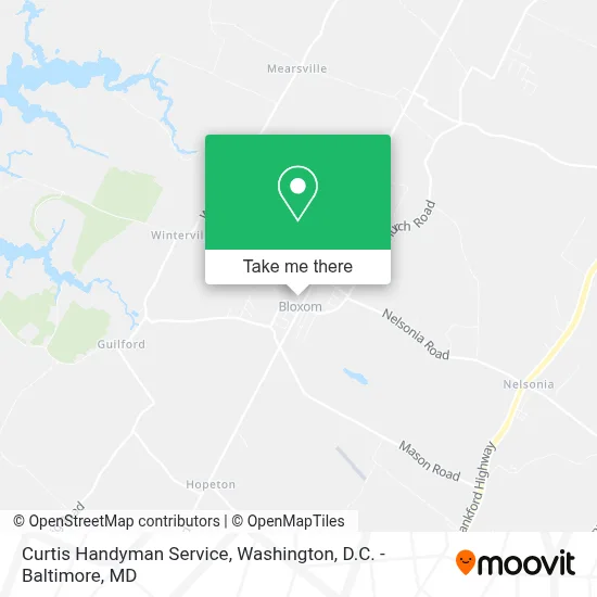 Curtis Handyman Service map