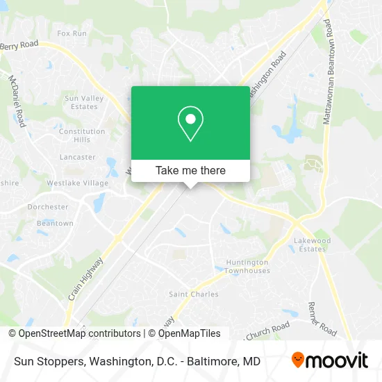 Sun Stoppers map