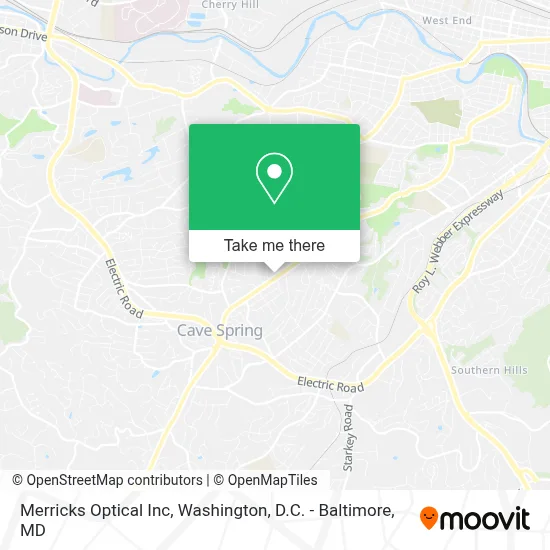 Merricks Optical Inc map