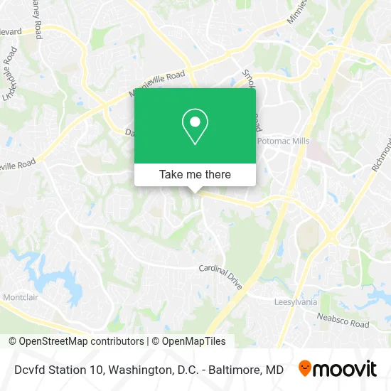 Dcvfd Station 10 map